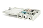 Digitus FTTH/FTTB-Anschlussgehäuse, bestückt, OS2, 12 Fasern, LC/PC