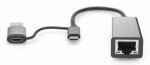 Inca IUTP-01TX Schnittstellen-Hub USB 3.2 Gen 1 (3.1 Gen 1) Type-A + Type-C Blau