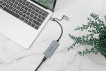 Inca IUTP-01TX Schnittstellen-Hub USB 3.2 Gen 1 (3.1 Gen 1) Type-A + Type-C Blau