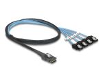 DELOCK M.2 2242 Key B+M Kontroller zu 4 x SATA mit 1 m Kabel