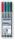 Staedtler 315 WP4 Marker 1 Stück(e) Schwarz, Blau, Grün, Rot