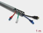 DELOCK Verdrahtungskanal 30 x 30 mm - Länge 1 m grau
