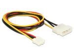 DELOCK Stromkabel Molex 4Pin -> Floppy 4Pin St/Bu 0.60m