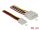 DELOCK Stromkabel Molex 4Pin -> Floppy 4Pin St/Bu 0.60m