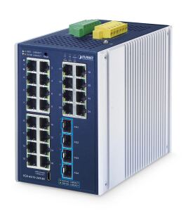 PLANET Industrial L2 24-Port Managed Switch IGS-4215-24T4X