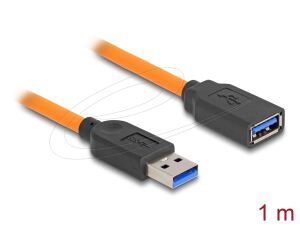 DELOCK USB 5 Gbps Kabel USB Typ-A St zu USB Typ-A Bu 1m or.