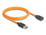 DELOCK USB 5 Gbps Kabel USB Typ-A St zu USB Typ-A Bu 1m or.