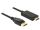 DeLOCK 85318 Videokabel-Adapter 3 m DisplayPort HDMI Schwarz