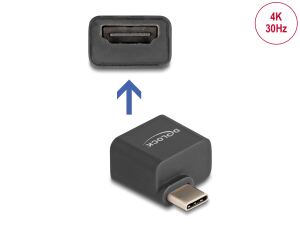 DeLOCK Mini Adapter USB Type-C Stecker zu HDMI Buchse (DP Alt Mode) 4K