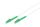 Digitus Glasfaser Patchkabel, stahlarmiert, simplex, singlemode, LC/APC – LC/APC, 1 m