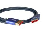 Alcasa 4814-SF020B DisplayPort-Kabel 2 m Blau