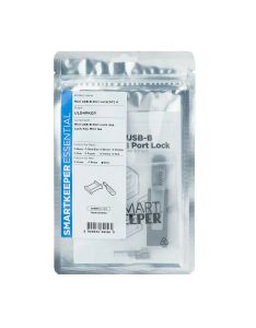 Smartkeeper UL04PKGY Schnittstellenblockierung Schnittstellenblockierung + Schlüssel Mini-USB Type-B Grau Kunststoff 1 Stück(e)
