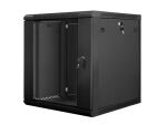Lanberg WF01-6612-10B Rack 12U Wandmontiertes Regal Schwarz