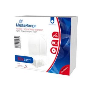 MediaRange BOX32-T CD-Hülle Schmuckschatulle 1 Disks Transparent