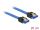 SATA-Kabel Delock SATA III -> SATA Bu/Bu 0.20m blau