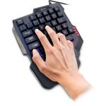 Inter-Tech KB-3035 Tastatur Gaming USB QWERTY Schwarz