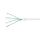 LogiLink CQ9011S Netzwerkkabel Weiß 0,3 m Cat6a U/FTP (STP)