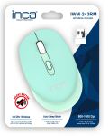 Inca IWM-243RM Maus Beidhändig RF Wireless Optisch 1600 DPI