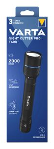 Varta Night Cutter Pro F40R Schwarz Taschenlampe LED