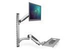 Digitus Arbeitsplatz (Monitor, Tastatur, Maus) Wandmontage