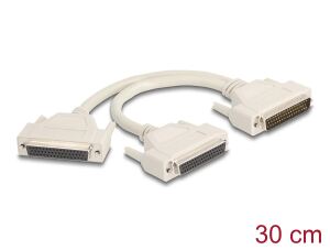 DELOCK Adapter Y-Kab Spi D-Sub HD 50pin st.zu 2xD-sub 30cm