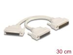 DELOCK Adapter Y-Kab Spi D-Sub HD 50pin st.zu 2xD-sub 30cm