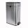 MAUL 9504094 Abfallbehälter Rechteckig Edelstahl Schwarz, Silber