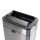 MAUL 9504094 Abfallbehälter Rechteckig Edelstahl Schwarz, Silber