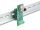 DeLOCK M12 Übergabemodul Adapter 4 Pin A-kodiert Buchse zu 5 Pin Terminalblock für Hutschiene