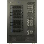 Inter-Tech NAS-8 HDD-Gehäuse Schwarz 2.5/3.5"