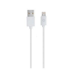RealPower 255649 Lightning-Kabel 1 m Weiß