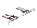 DElOCK Mini PCI Expr Card 2x D-Sub9 + 1x D-Sub25 ext Kabel