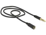 DeLOCK 84716 Audio-Kabel 0,5 m 3.5mm Schwarz