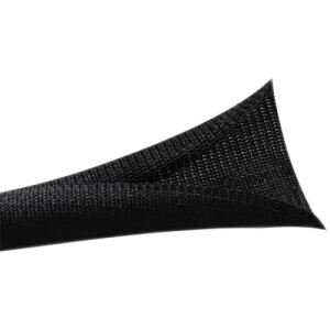 Label-the-cable Cable Tube Kurvenförmige Kabelrinne Schwarz