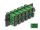DELOCK LWL Adapter Panel SC Simplex APC 12 Port grün