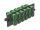DELOCK LWL Adapter Panel SC Simplex APC 12 Port grün