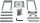 Inter-Tech 4U-4424 Rack Schwarz, Silber