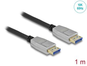 DELOCK DisplayPort Kabel 10K 60 Hz 54 Gbpsmetallgehäuse 1m