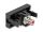 DELOCK Easy 45 Modul Cinch Buchse zu Cinch Buchse rot / schw