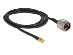 DELOCK HF Adapter N -> RP-SMA CFD200 low loss 2,0m St/St