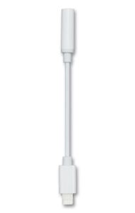2GO 797294 Audio-Kabel 0,1 m 3.5mm Lightning Weiß