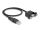 DELOCK USB Kabel A -> A St/Bu Bu zum Einbau 0.50m