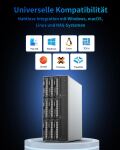 TERRAMASTER D9-320, 9bay Gehäuse, USB3.2, 10Gbps, Diskless