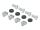 DELOCK 10" Schutzschalterleiste, Abdeckung + Hutsch. 3HE sw