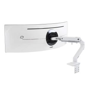 Ergotron HX Series HX Monitorarm mit HD-Gelenk, Tischhalterung (weiß)