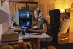 Ergotron HX Series HX Monitorarm mit HD-Gelenk, Tischhalterung (weiß)