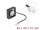 DELOCK Axiallüfter 12 V DC, 40 x 40 x 10 mm schwarz