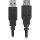 Sharkoon Kabel USB 3.0 Verlängerung 3,0m schwarz