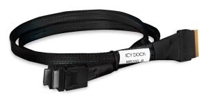 Icy Dock MB206L-B Serial Attached SCSI (SAS)-Kabel 0,5 m Schwarz
