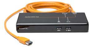 Konftel 900102149 laptop-dockingstation & portreplikator Kabelgebunden USB 3.2 Gen 1 (3.1 Gen 1) Type-A Schwarz